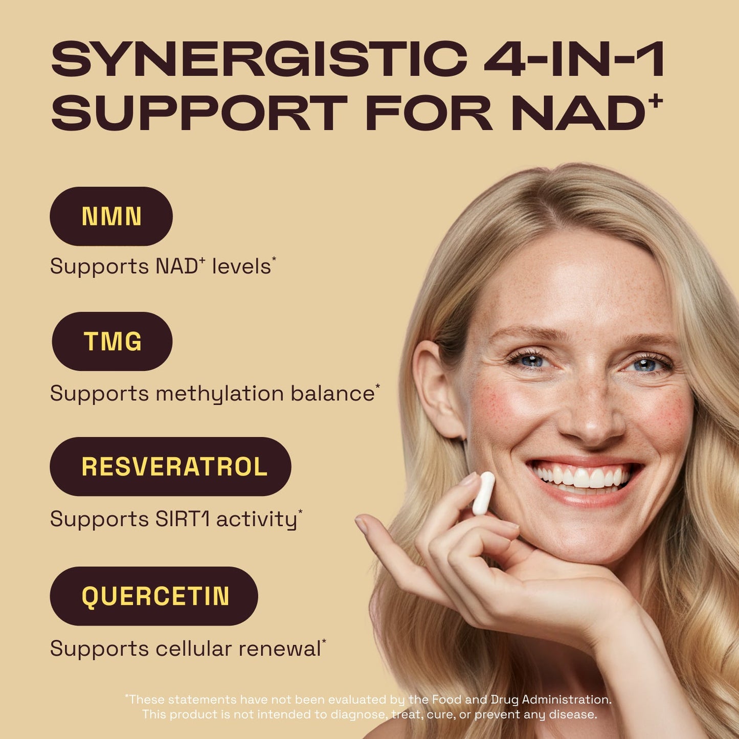 Cata-Kor NMN Longevity Support & Beauty Blend (CA AKG, Hyaluronic Acid & Biotin)